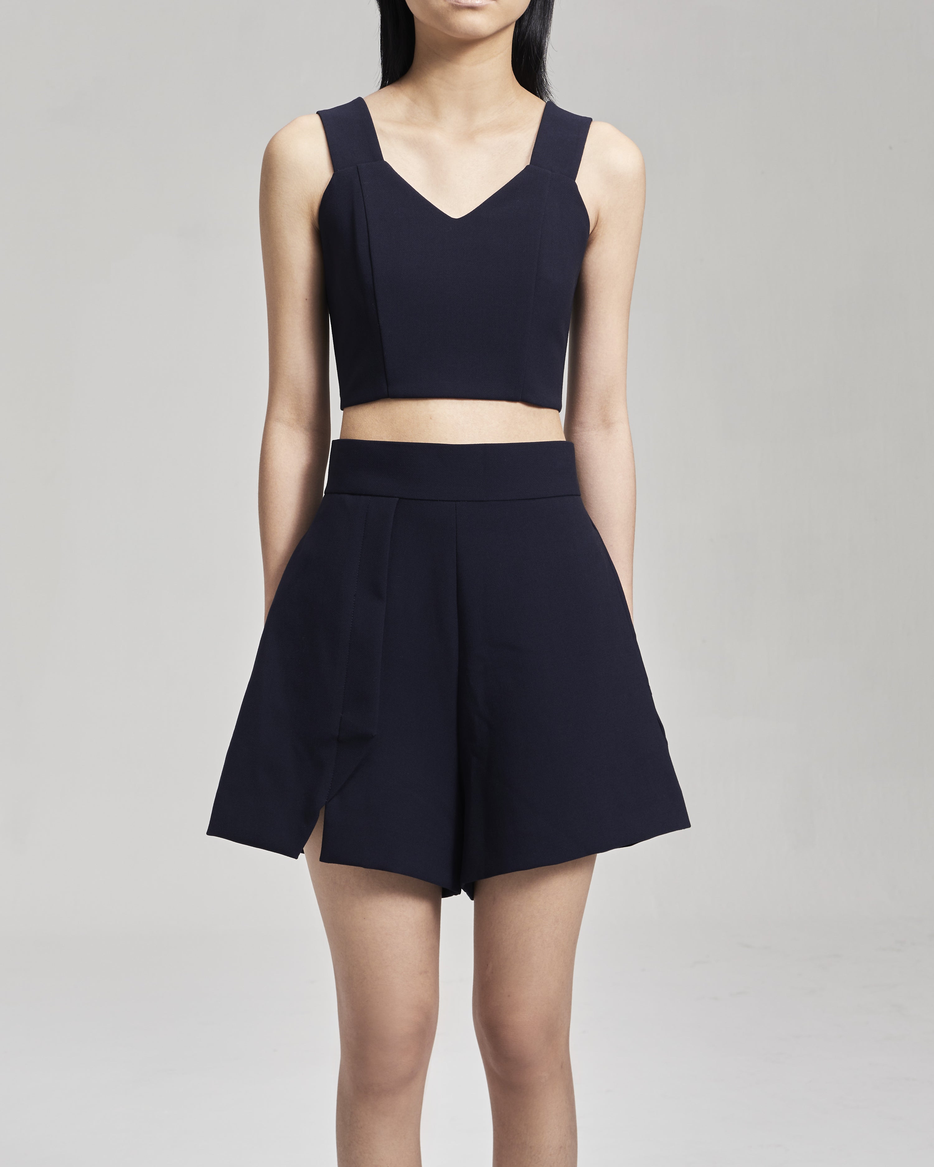 NOIZ NP5 High-Waisted Cut Out Shorts