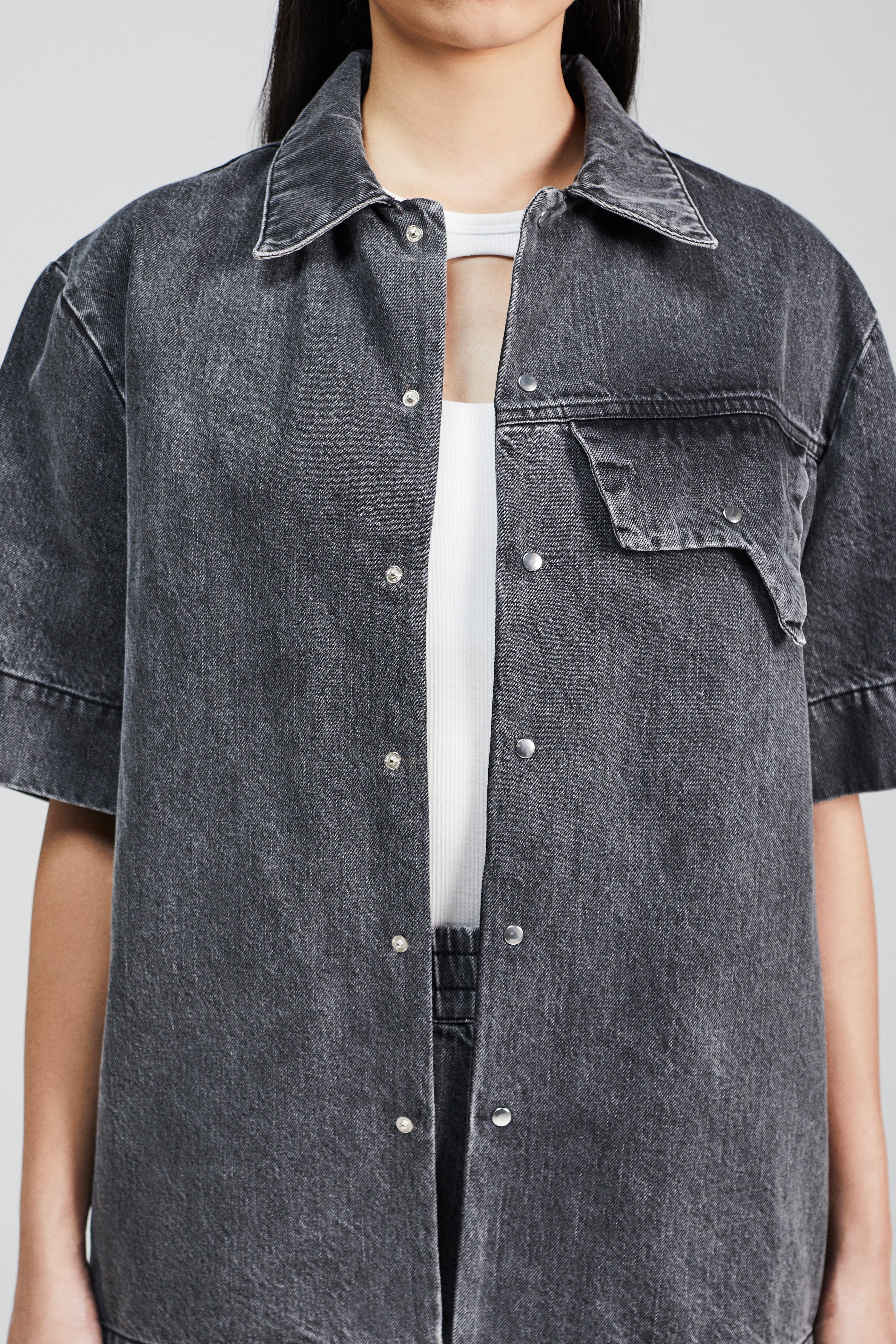 NOIZ N4TP2 Short Sleeves Denim Shirt