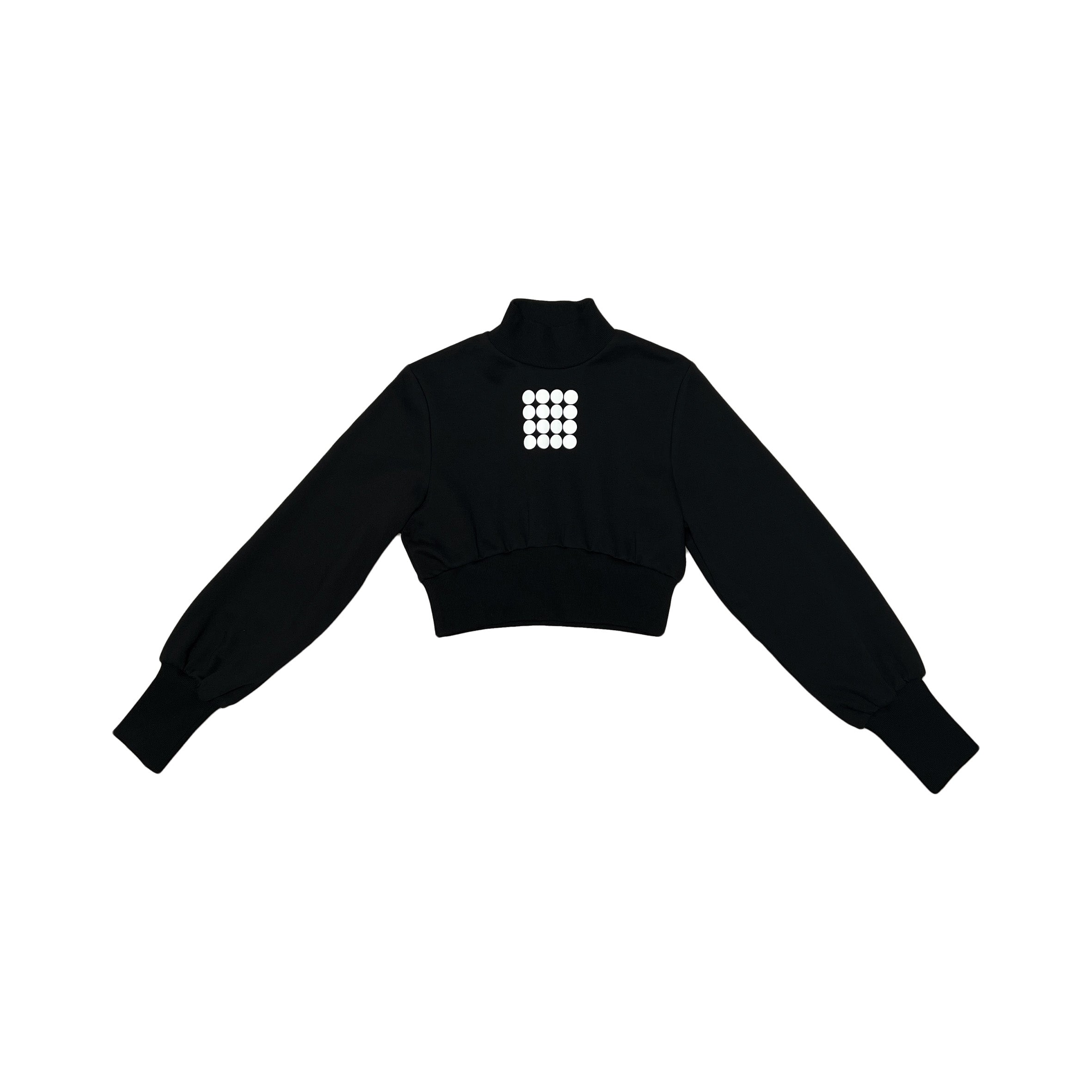 NOIZ N1TP4 Cropped Turtleneck Pullover