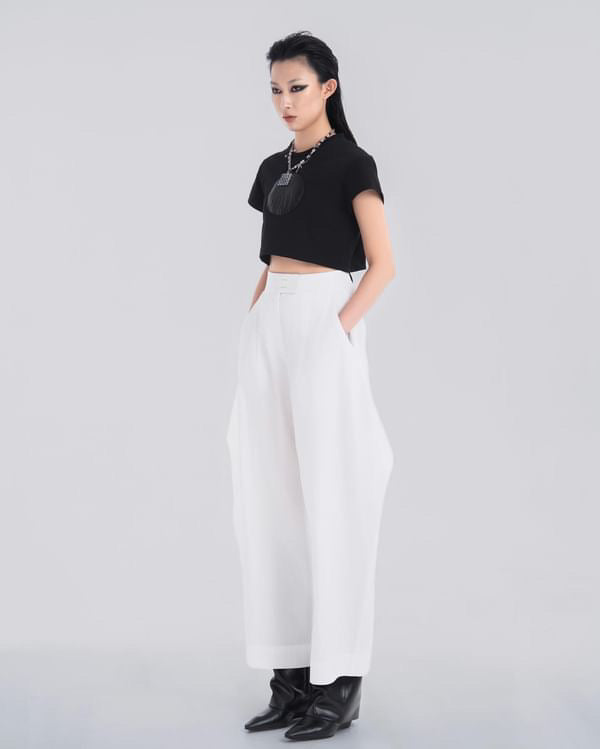 NOIZ N5LP3 Mid-Rise Diamond Pants