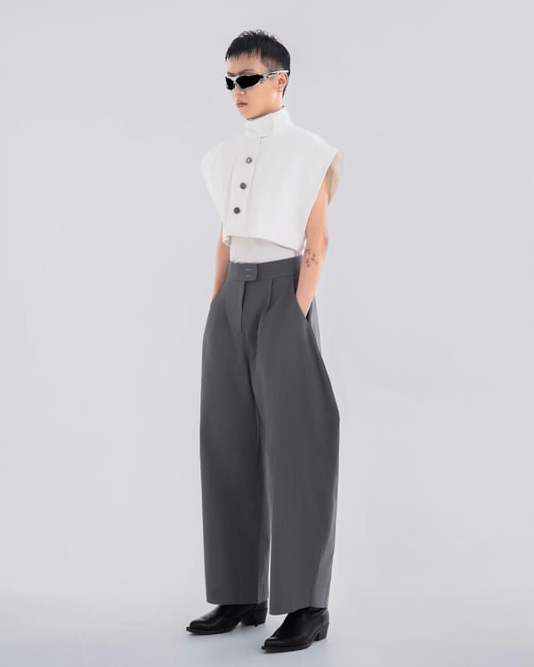 NOIZ N5LP3 Mid-Rise Diamond Pants