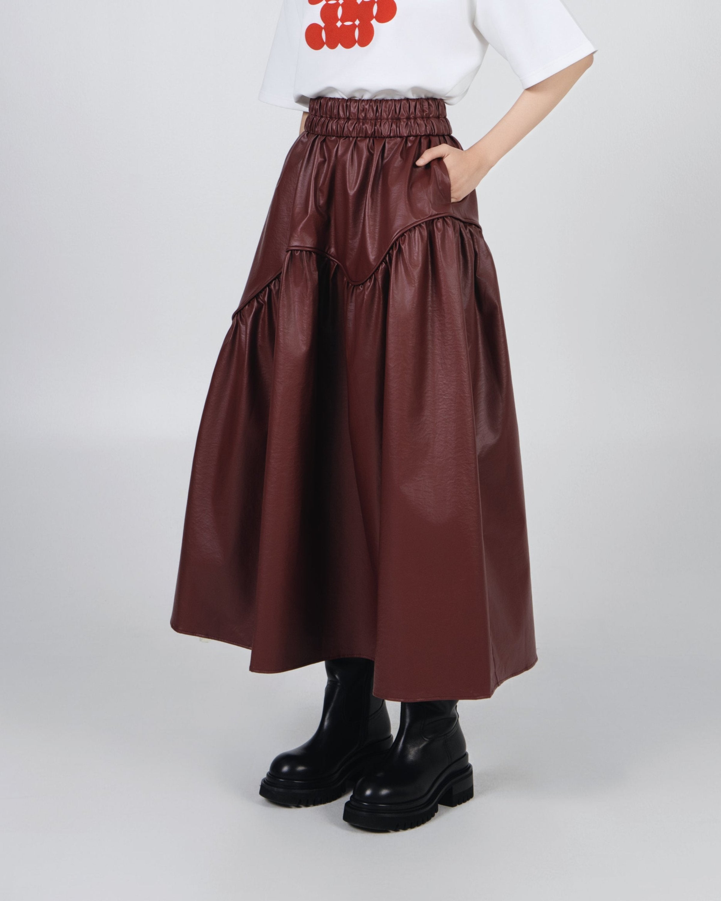 NOIZ N6SK3 Yoyo Wavy Puffy Skirt