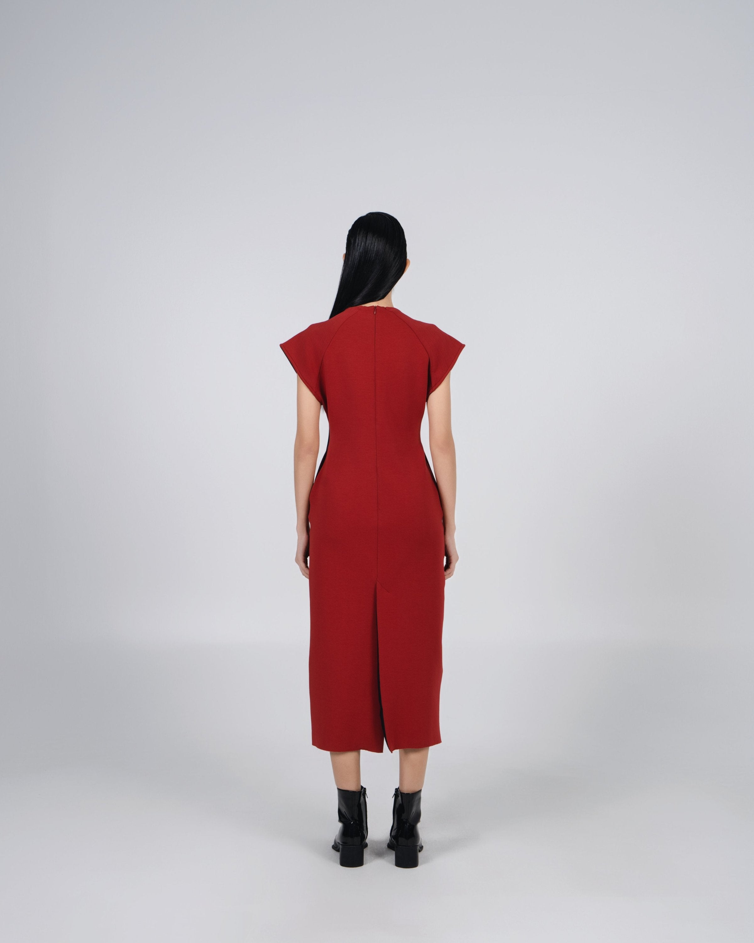 A-JANE CNY Ligeti Art Wear Patched Qipao Dress