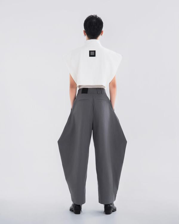 NOIZ N5LP3 Mid-Rise Diamond Pants