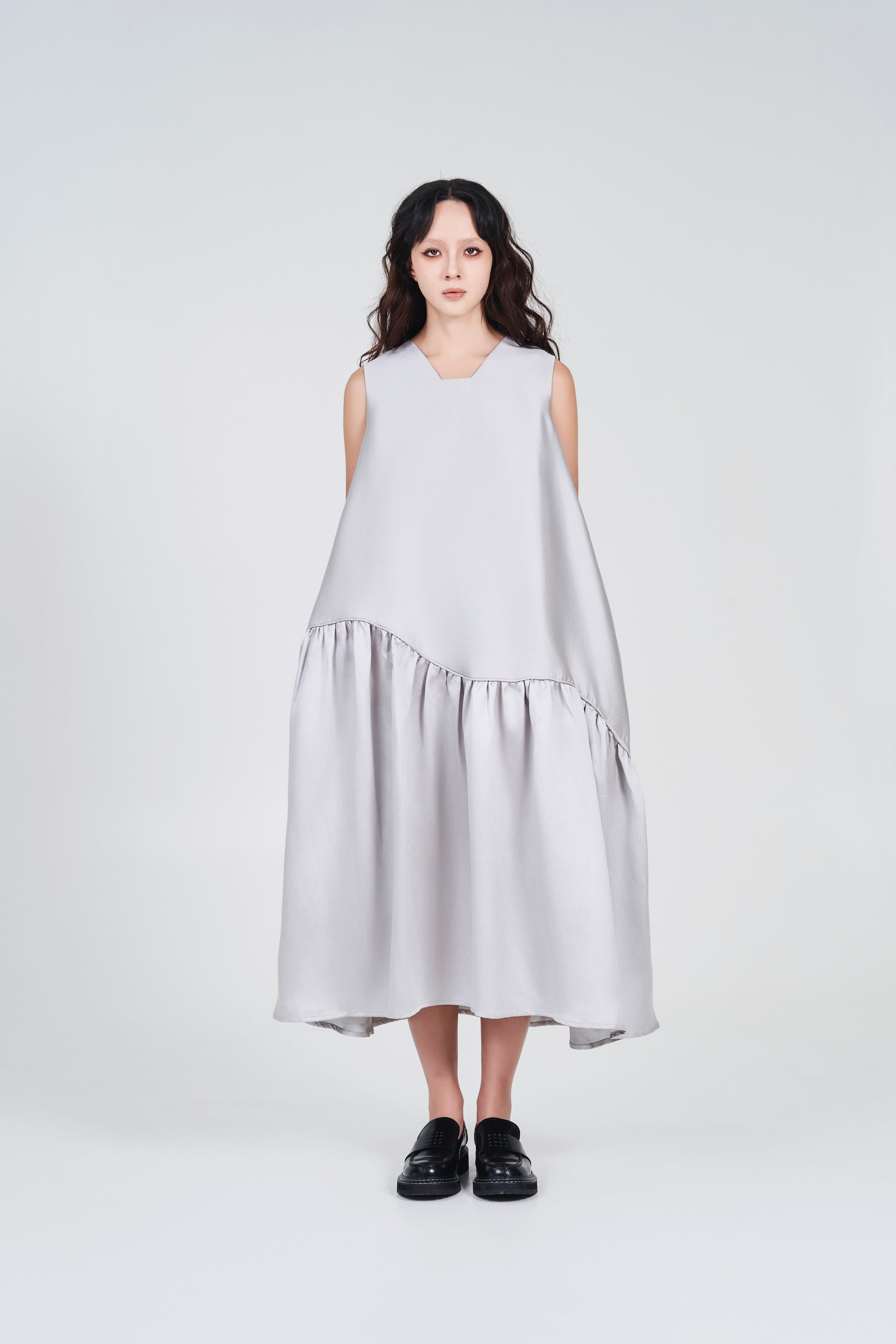 NOIZ N3DR1 Wavy Puffy Dress