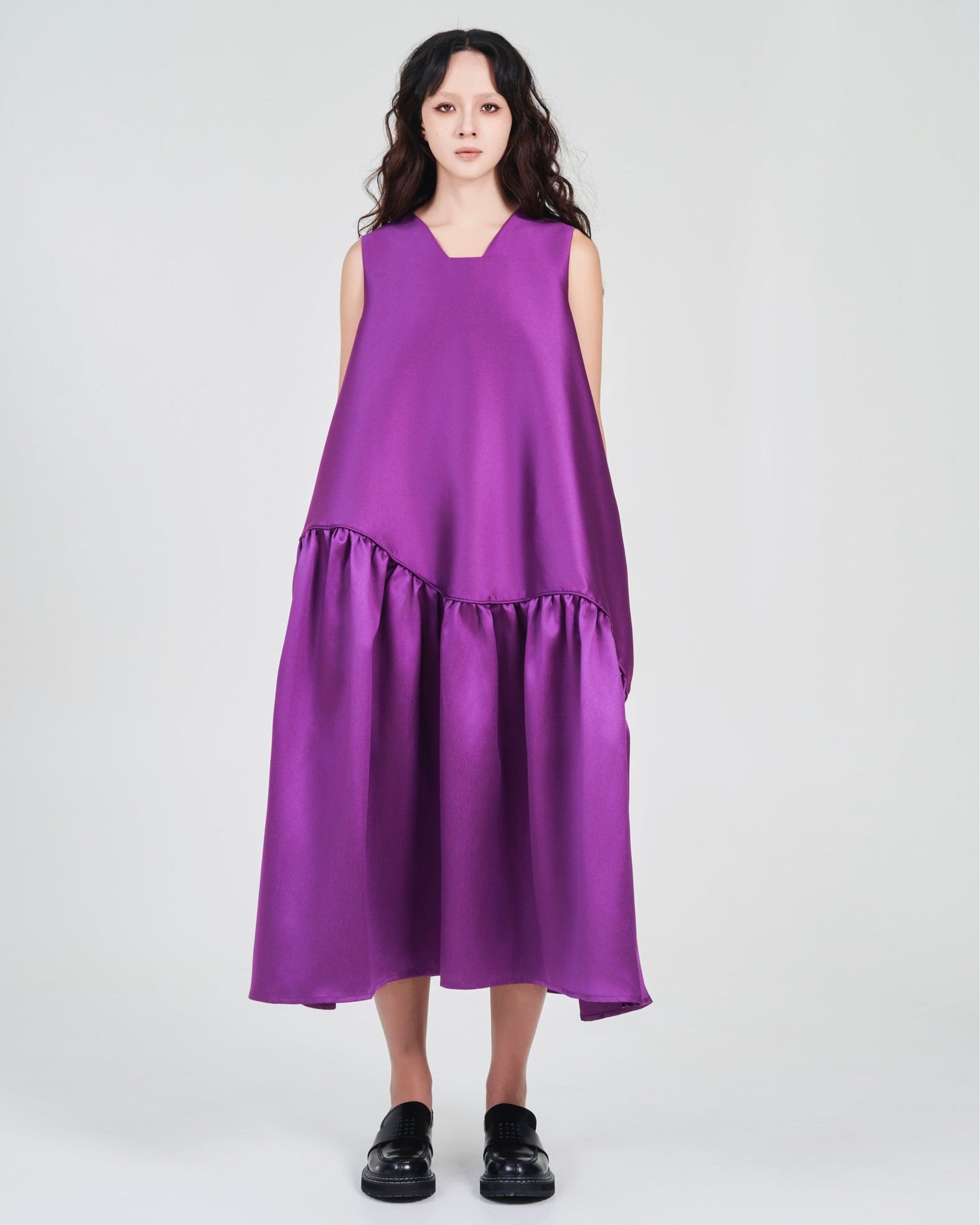 NOIZ N3DR1 Wavy Puffy Dress