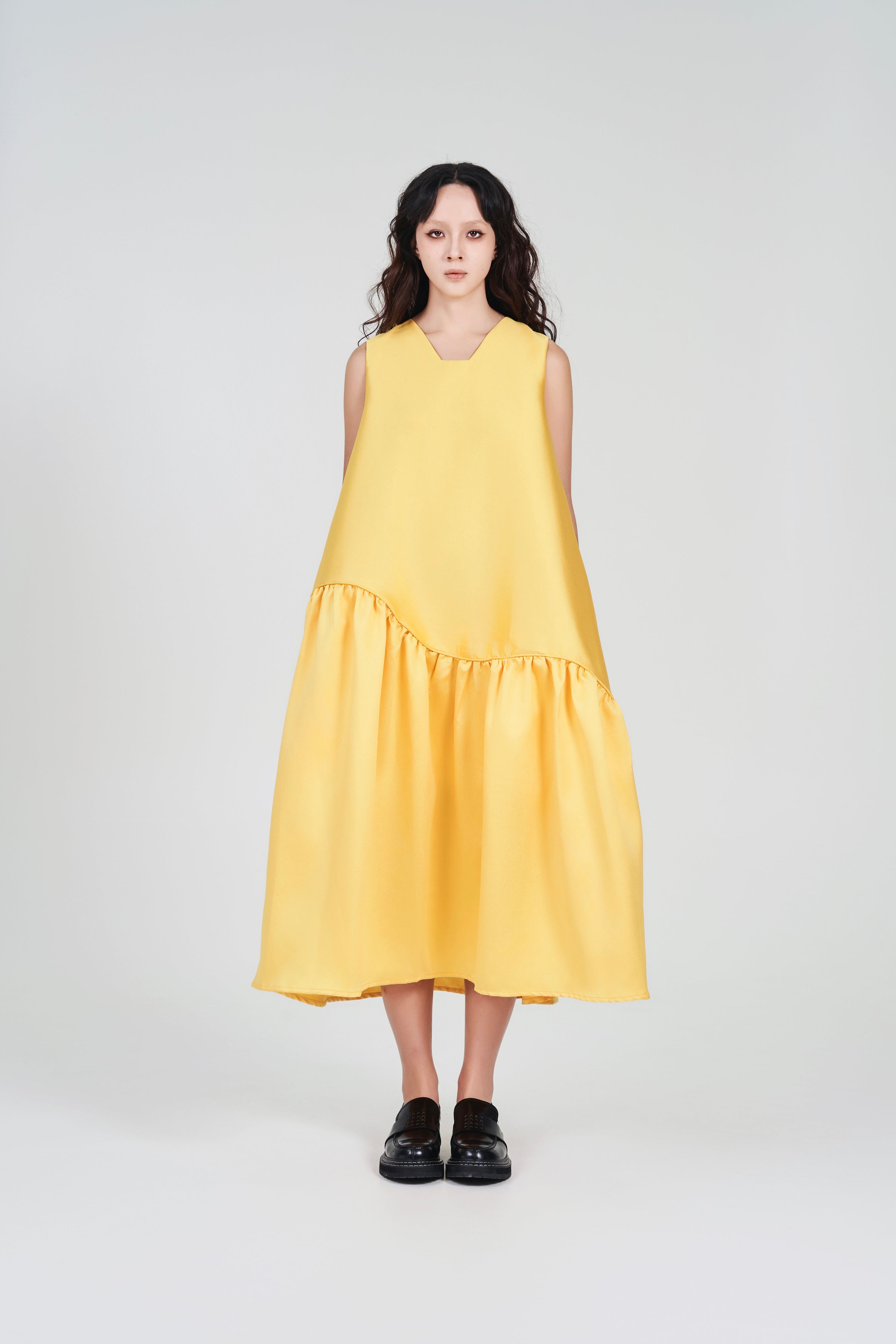 NOIZ N3DR1 Wavy Puffy Dress